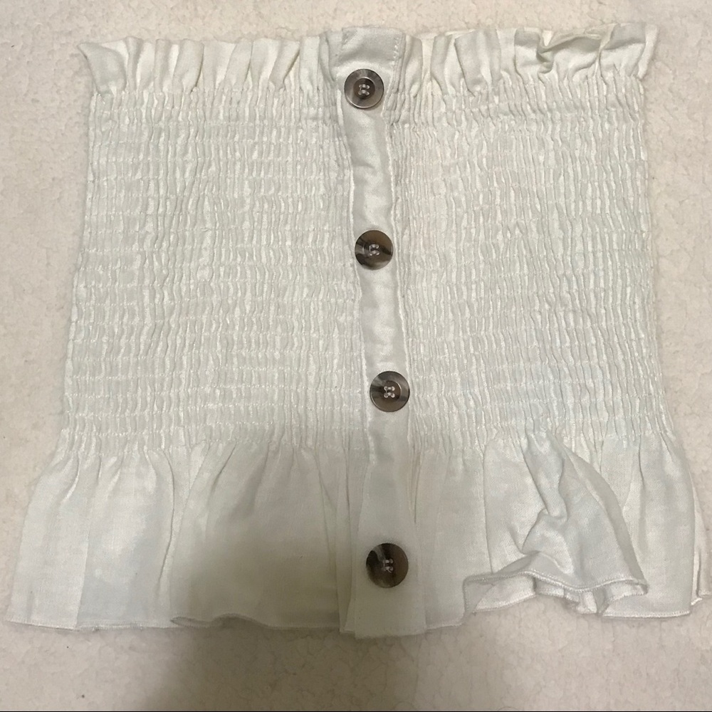 IVORY TUBE TOP